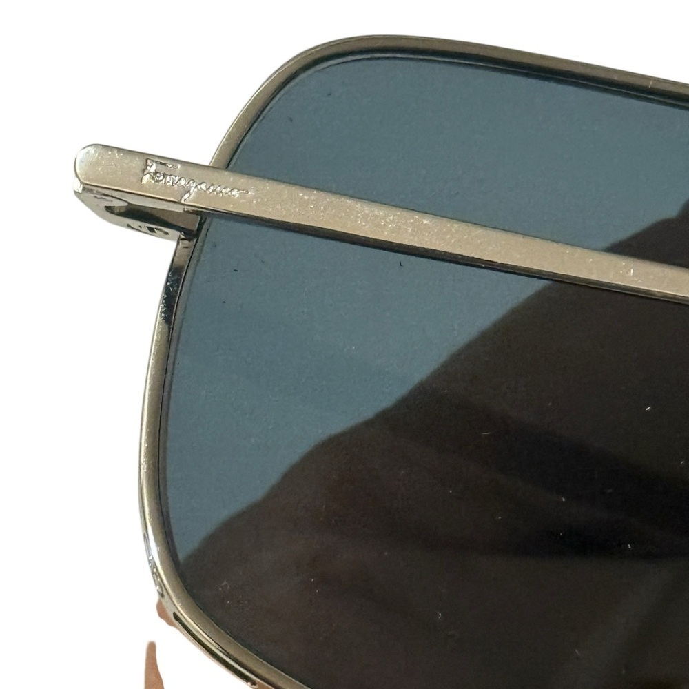 Salvatore Ferragamo Silver and Black Men’s Sunglasses in excellent condition - Picture 7 of 11